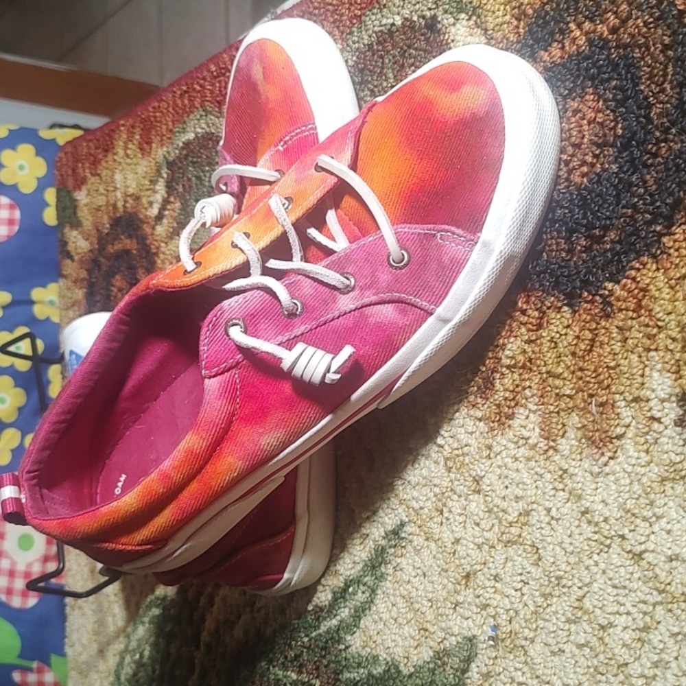 Woman's Sperry Shoes GC size 10 Va Tech Colors - Picture 4 of 4